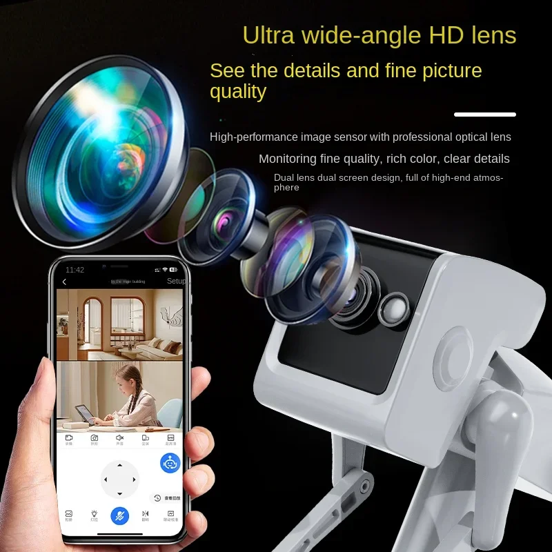 Home Security Robot - 2MP Camera IP Camera Draadloze Home