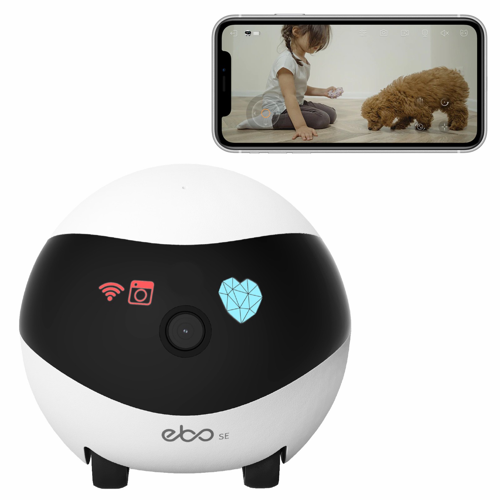 EBO SE Smart Home Robot Compan - Home Security Robot recensie en prijs