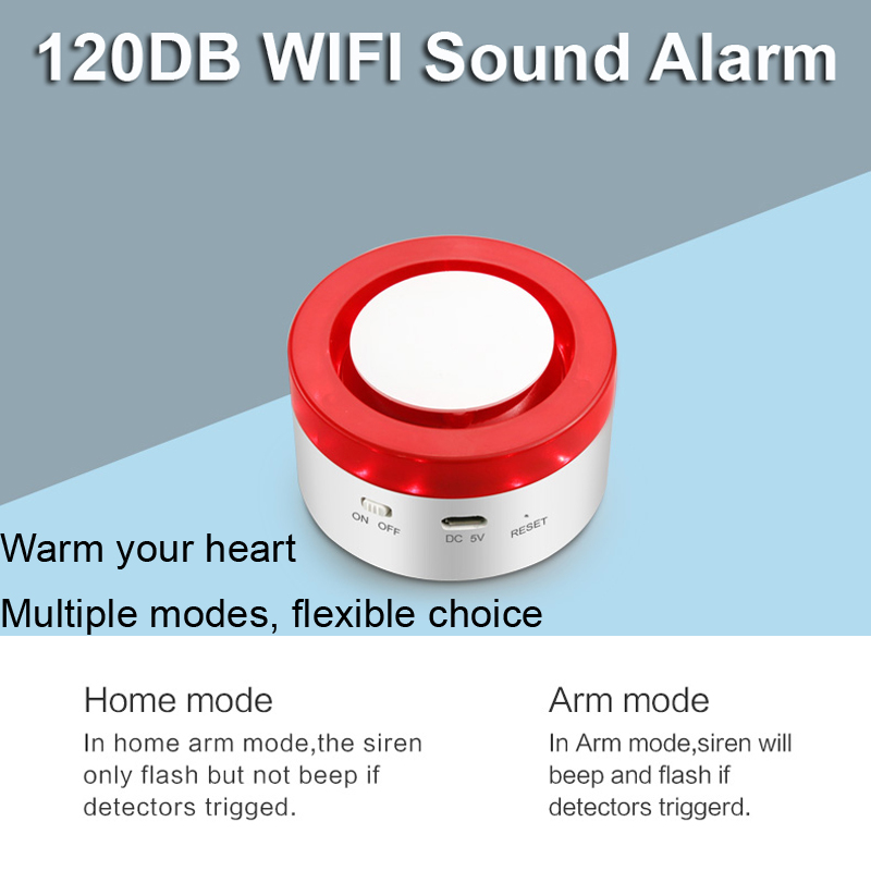 WiFi Tuya Alarmsysteem 120DB D - Sim Gsm Alarm recensie en prijs