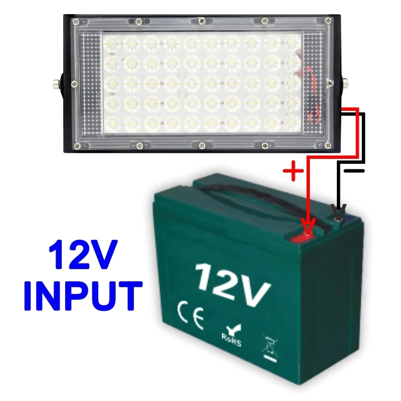 Dc 12V 50W Led Schijnwerper Bu - Home Security Flood Lights recensie en prijs