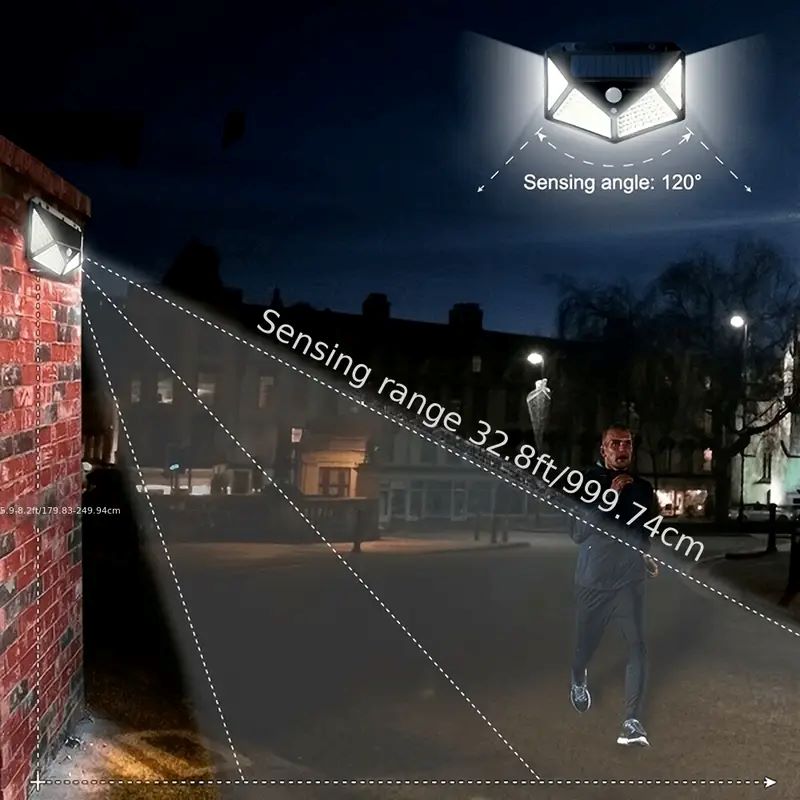 Solar Light 100LED Solar Flood - Home Security Flood Lights recensie en prijs