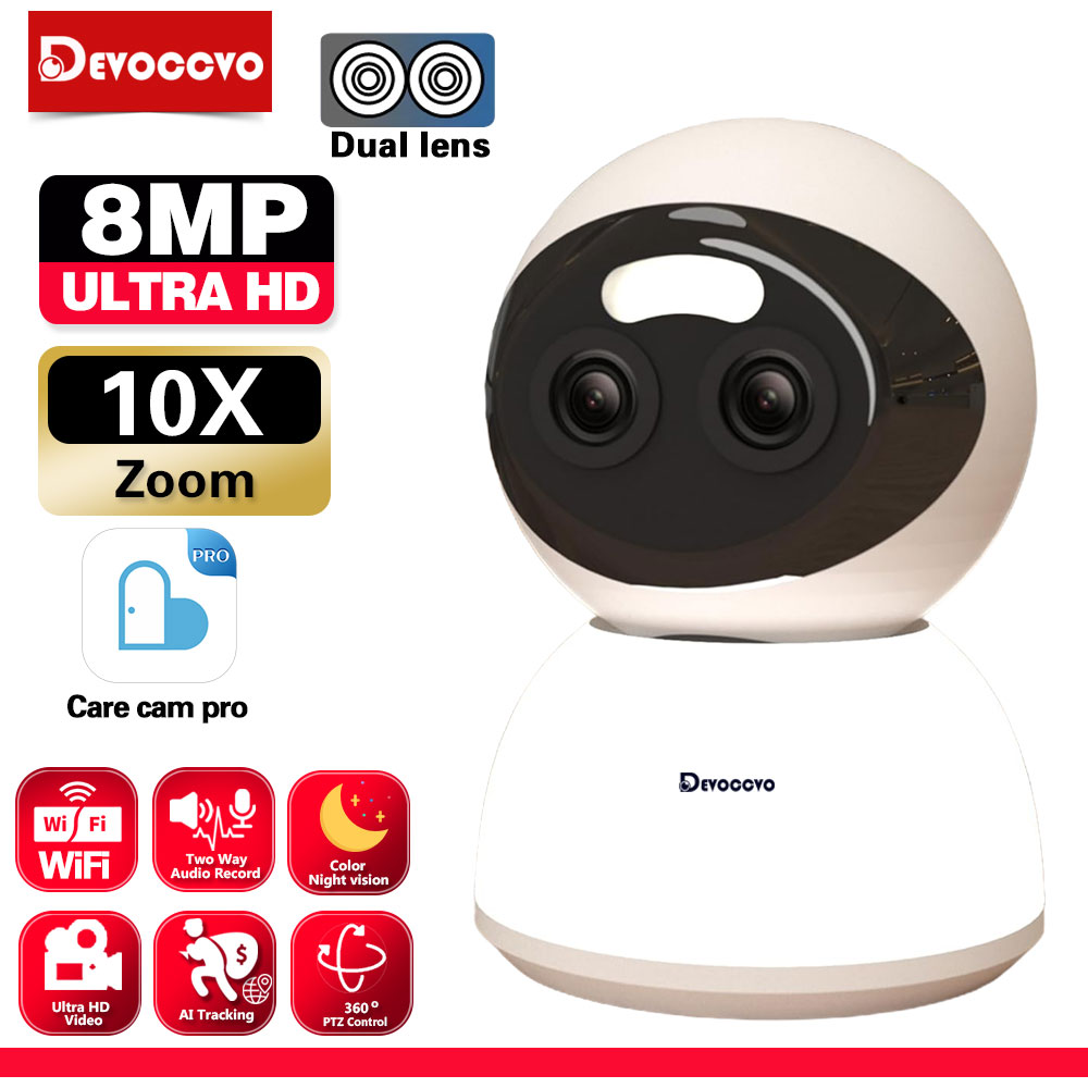 4K 8MP Wifi PTZ beveiligingsca - Home Security Flood Lights recensie en prijs