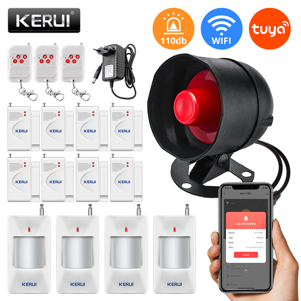 Kerui Tuya Wifi Luid Speaker H - Sim Gsm Alarm recensie en prijs